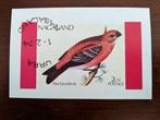 NAGALAND 1974 BLOK VOGEL PINE GROSBEAK, Verzenden, Gestempeld, Dier of Natuur