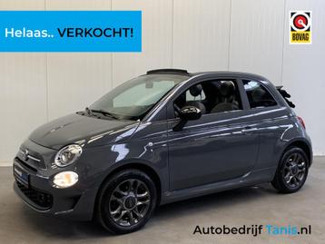 Fiat 500C 1.0 Hybrid Sport AIRCO-LEDER-NAVI by CARPLAY-CRUIS beschikbaar voor biedingen