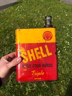 Olieblik olie blik oil can vintage shell motor oil oud, Overige merken, Gebruikt, Overige, Ophalen of Verzenden