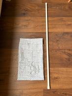 Douchestang uitschuifbaar incl grijs douchegordijn, Ophalen, Gebruikt, Grijs, Overige typen