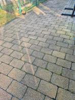 53m2 gebruikte sierbestrating met opsluitbanden, Tuin en Terras, Tegels en Klinkers, Ophalen, Gebruikt, Klinkers, 10 m² of meer