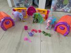 My little pony met 3 huisjes en accessoires compleet, Ophalen of Verzenden, Zo goed als nieuw