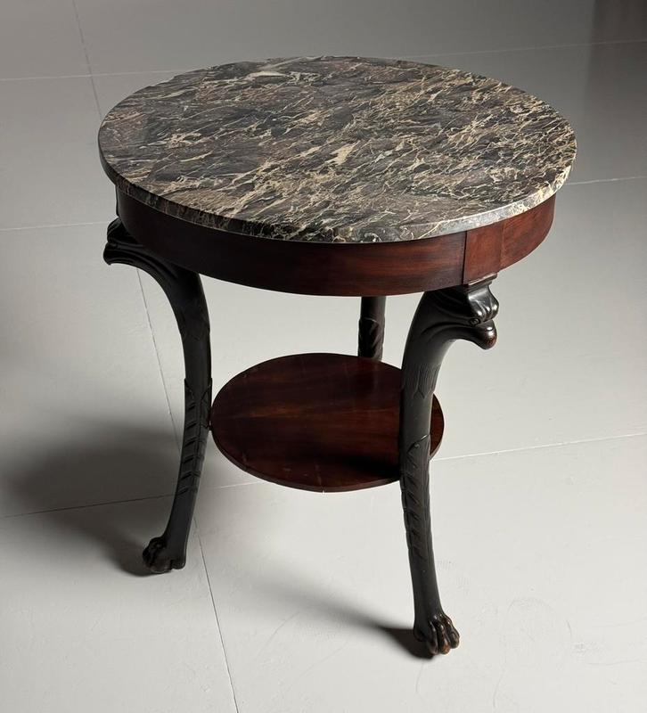 Empire Gueridon bijzettafel Frans Antiek, Antiek en Kunst, Antiek | Meubels | Tafels, Ophalen