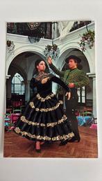 Spaanse danseres. Geborduurd en kant. Waaier, Verzamelen, Ophalen, Ongelopen