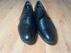 Borelli leren schoenen zwart - Maat 42, Ophalen, Zo goed als nieuw, Zwart, Veterschoenen
