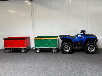 Quad aanhanger recreatie bagons kinder karretje treintje beschikbaar voor biedingen