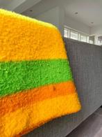 Toffe vintage Dralon deken van de Hema, Huis en Inrichting, Woonaccessoires | Plaids en Woondekens, Ophalen of Verzenden, Gebruikt