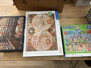 23 puzzels van 1000 stukjes beschikbaar voor biedingen