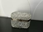Antiek Kristallen Sieradendoosje, Antiek en Kunst, Antiek | Glas en Kristal, Ophalen of Verzenden
