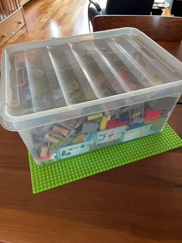 Plus Bricks, Plus lego, hele doos vol, voetbal onderplaat beschikbaar voor biedingen