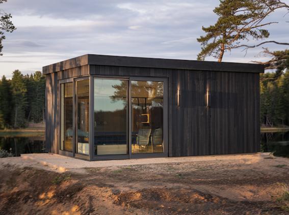 Tiny house kantoor of tijdelijke woning, Tuin en Terras, Tuinhuizen, Nieuw, Hout, Ophalen of Verzenden