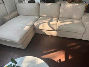 2 zits bank met chaise longue. GRATIS