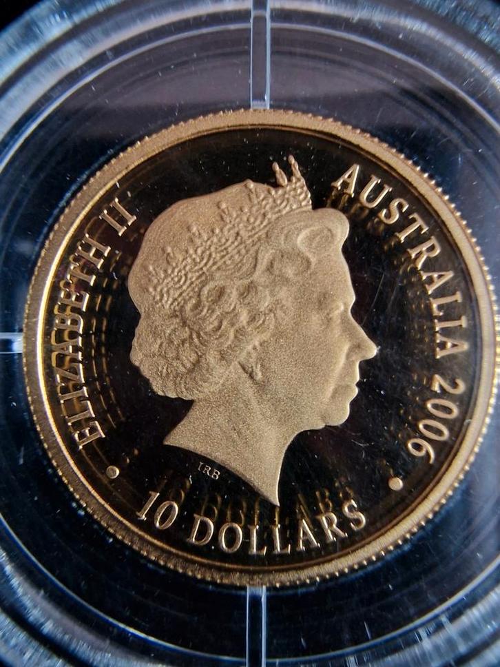 Gouden 10 dollar munt Australië 2006 Proof., Postzegels en Munten, Edelmetalen en Baren, Goud, Ophalen of Verzenden