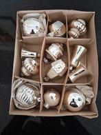 Kerstballen (30) glas-antiek en kerstboom piek vintage kerst, Diversen, Kerst, Ophalen