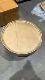 Salontafel Luus - ø80 cm - Manoghout - Bruin matt, Japandi, Gebruikt, 100 tot 150 cm, Rond