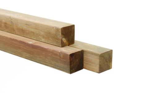 Palen 90x90 mm - Geïmpregneerd – FSC, Tuin en Terras, Palen, Balken en Planken, Nieuw, Palen, 250 cm of meer, Ophalen