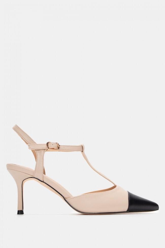 Bellucci zwart/beige sandaal hak pumps maat 40 nieuw, Kleding | Dames, Schoenen, Nieuw, Pumps, Zwart, Verzenden