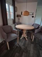 Ronde eettafel met 4 stoelen, Ophalen
