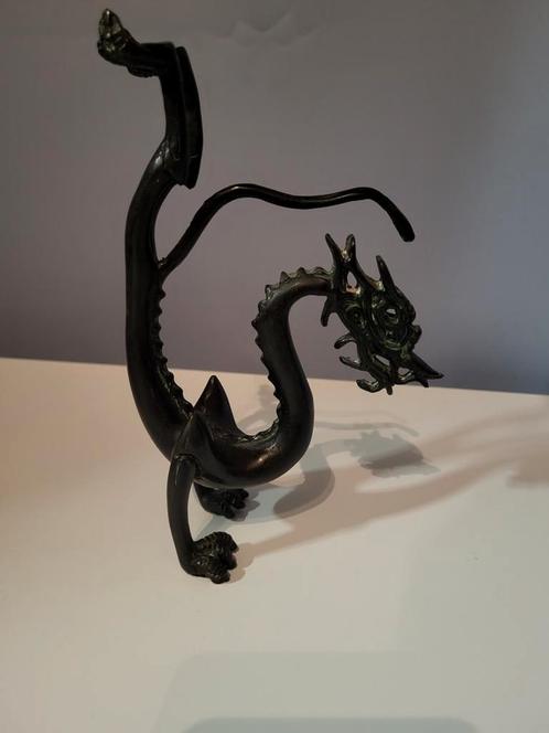 Leuk bronzen draakje, Antiek en Kunst, Kunst | Designobjecten, Ophalen of Verzenden