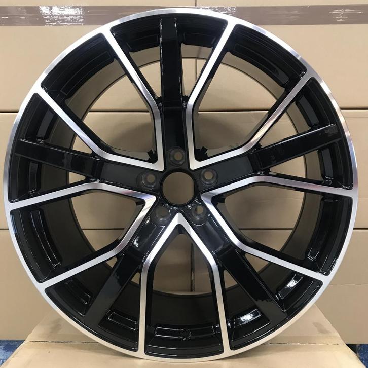 Nwe set 21'' Audi Etron 55 velgen evt. met banden leverbaar, Auto-onderdelen, Banden en Velgen, Velg(en), Zomerbanden, 21 inch