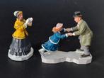 Lemax kerst figuren f37 kerstdorp schaatsen, Diversen, Kerst, Verzenden