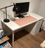 IKEA bureau combinatie wit, Huis en Inrichting, Bureaus, Ophalen, Zo goed als nieuw, Bureau