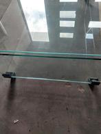 Glazen tafel, Ophalen, Gebruikt, 100 tot 150 cm, Glas