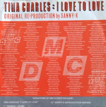 Tina Charles - I love the love (Teenage mix) beschikbaar voor biedingen