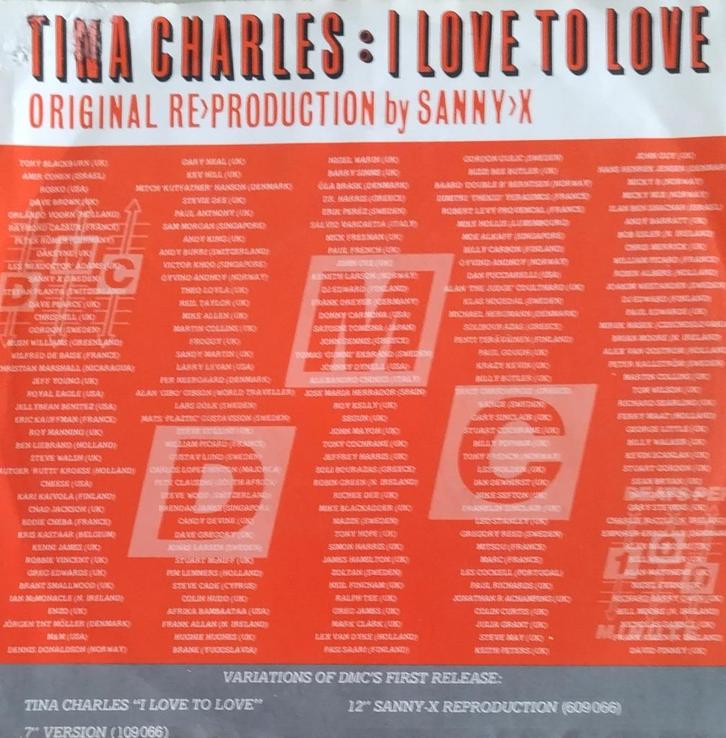 Tina Charles - I love the love (Teenage mix), Cd's en Dvd's, Vinyl Singles, Zo goed als nieuw, Single, Pop, 7 inch, Verzenden