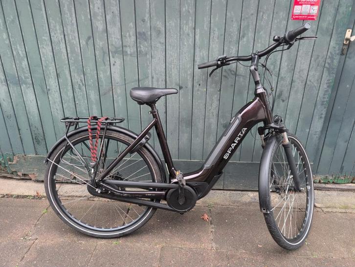 Sparta c-grid elektrische dames fiets Bosch, Fietsen en Brommers, Elektrische fietsen, Gebruikt, Sparta, 47 tot 51 cm, 50 km per accu of meer