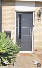 Voordeur hardhout incl. deurbeslag., Doe-het-zelf en Verbouw, Deuren en Horren, Ophalen, Gebruikt, 80 tot 100 cm, Buitendeur