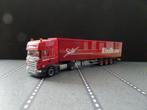 671 herpa scania r ninatrans belgie luchtvracht 1:87 truck, Ophalen of Verzenden, Zo goed als nieuw, Bus of Vrachtwagen, Herpa