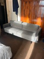 Grijze bank, Ophalen, Gebruikt, Driepersoons, 75 tot 100 cm