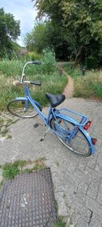 Omafiets blauw Old Dutch, Fietsen en Brommers, 53 tot 56 cm, Ophalen, Gebruikt, Batavus