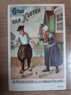 Reclamekaarten Cacao Van Houten - Visser uit Marken 1900, Overige thema's, Ongelopen, Ophalen of Verzenden, Voor 1920