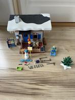 playmobil wintersporthuis skihut 9280, Ophalen of Verzenden, Zo goed als nieuw, Complete set