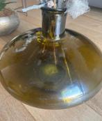 Prachtige vaas groen, Ophalen, Minder dan 50 cm, Groen, Glas