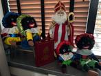 Sinterklaas met 4 zwarte pieten en sinterklaasboek, Ophalen of Verzenden, Zo goed als nieuw