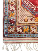 Handgeknoopt oosters wol Mirab tapijt Turkije 91x126cm, Persian Perzisch vintage oosters hype, Gebruikt, 100 tot 150 cm, Crème