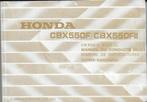 Honda CBX550 F- CBX550 F2 manual 1982 (5335z), Verzenden, Honda