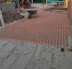 gras dallen, grind, gravel roosters Joosten GS platen, Ophalen, Gebruikt