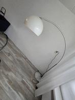 Vintage Booglamp met Witte Kap, Huis en Inrichting, Lampen | Vloerlampen, Ophalen