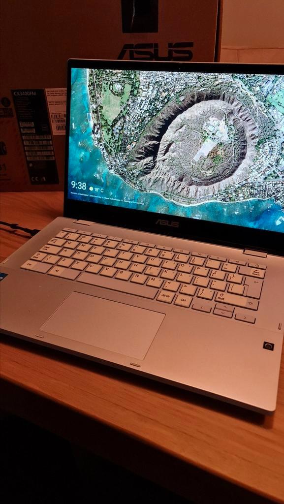 Asus Chromebook CX3400FM, Computers en Software, Chromebooks, Zo goed als nieuw, 14 inch, 8 GB, 64 GB, Touchscreen, Ophalen
