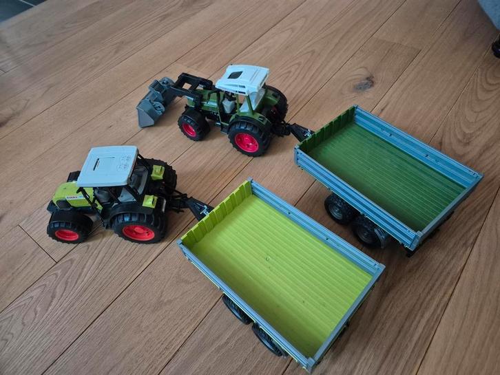 Speelgoed traktor met kar, Kinderen en Baby's, Speelgoed | Speelgoedvoertuigen, Gebruikt, Ophalen
