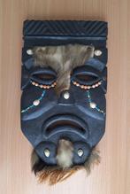 Oud Afrikaans Masker, Gezicht, Handgemaakt Houtsnijwerk, Ophalen of Verzenden