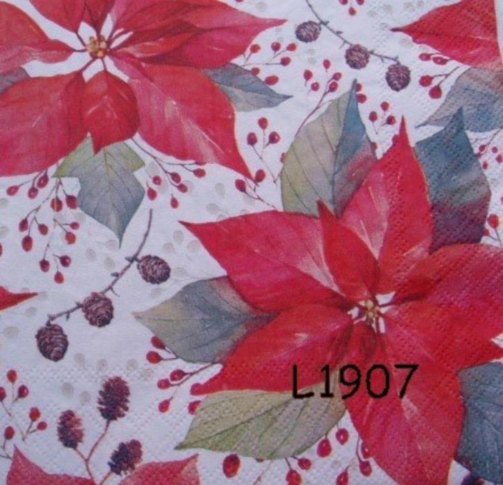 Servetten decoupage/bullet journal – KERST/Winter – L1907, Hobby en Vrije tijd, Knutselen, Nieuw, Materiaal, Verzenden