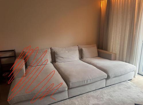 Elementenbank 2 elementen te koop, Huis en Inrichting, Banken | Sofa's en Chaises Longues, Gebruikt, Ophalen