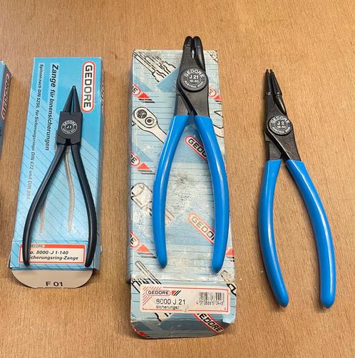3 stuks Gedore borgringtangen, seegerring tang nieuw, Auto diversen, Autogereedschap, Zo goed als nieuw, Ophalen of Verzenden