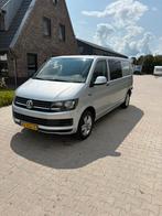 Volkswagen Transporter 2.0 D 75KW 2016 dubbele cabine, Auto's, Voorwielaandrijving, Stof, Metallic lak, Zwart