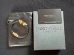 Northskull London Armband Leer Zwart  18karaat Goud, Zwart, Leer, Ophalen of Verzenden, Zo goed als nieuw